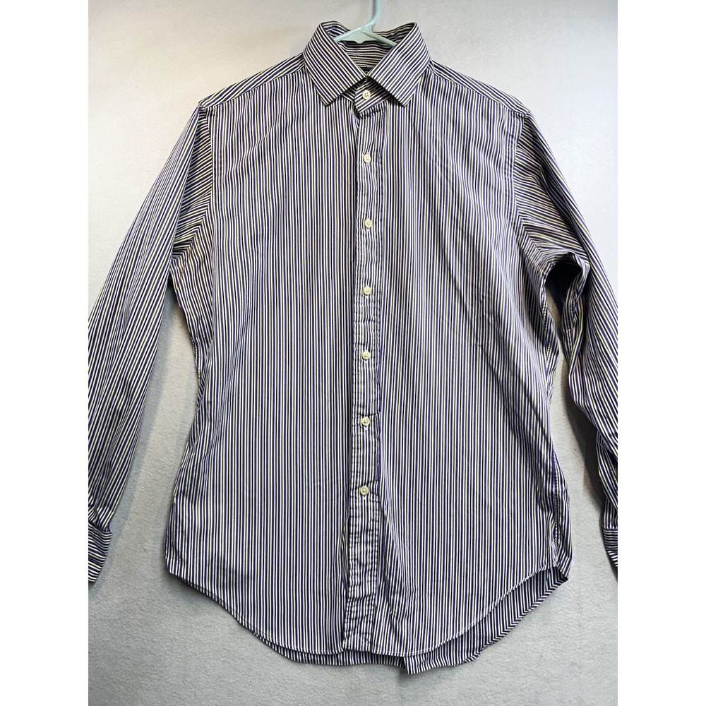 Polo by Ralph Lauren Regent Classic Fit Striped Cotton Dress Shirt 15.5 32/33‎